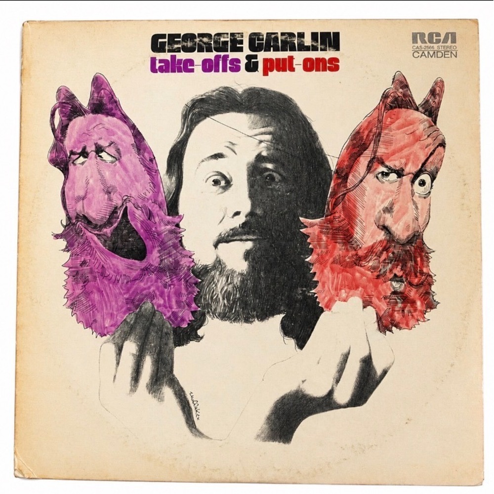 George Carlin Take-Offs & Put-Ons LP Vinyl RCA Camden CAS-2566 Comedy Record